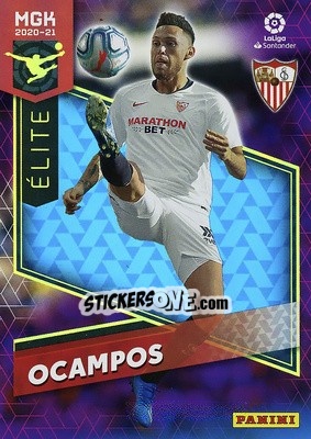 Cromo Ocampos - Liga 2020-2021. Megacracks n. 380 - Panini