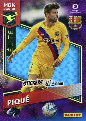 Sticker Piqué - Liga 2020-2021. Megacracks n. 383 - Panini