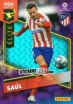 Cromo Saúl - Liga 2020-2021. Megacracks - Panini