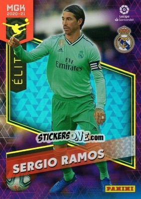 Sticker Sergio Ramos - Liga 2020-2021. Megacracks n. 385 - Panini