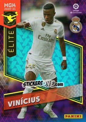 Sticker Vinicius - Liga 2020-2021. Megacracks n. 386 - Panini