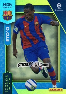 Sticker Eto'o - Liga 2020-2021. Megacracks n. 395 - Panini
