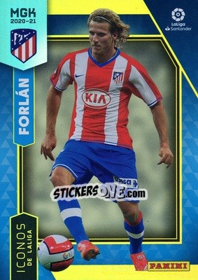 Sticker Forlán - Liga 2020-2021. Megacracks n. 398 - Panini