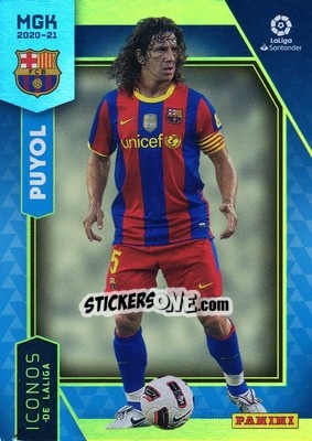 Figurina Puyol - Liga 2020-2021. Megacracks - Panini