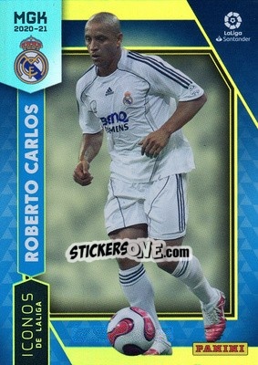 Sticker Roberto Carlos - Liga 2020-2021. Megacracks - Panini