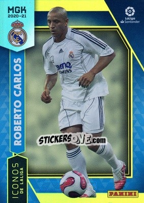 Sticker Roberto Carlos - Liga 2020-2021. Megacracks n. 407 - Panini