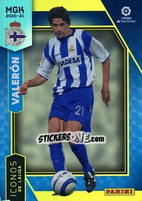 Cromo Juan Carlos Valerón - Liga 2020-2021. Megacracks - Panini