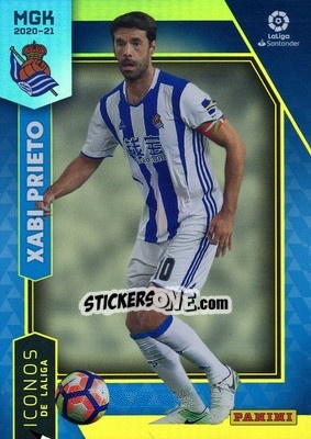 Sticker Xabi Prieto - Liga 2020-2021. Megacracks - Panini