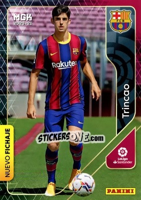 Sticker Trincao - Liga 2020-2021. Megacracks n. 415 - Panini