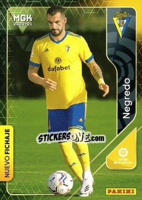 Cromo Negredo - Liga 2020-2021. Megacracks - Panini