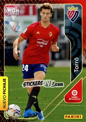 Sticker Lucas Torro - Liga 2020-2021. Megacracks - Panini