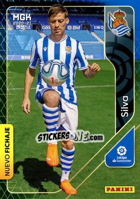 Sticker Silva - Liga 2020-2021. Megacracks - Panini