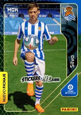 Sticker Silva - Liga 2020-2021. Megacracks n. 419 - Panini