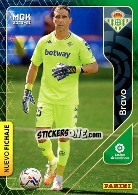Sticker Bravo - Liga 2020-2021. Megacracks - Panini