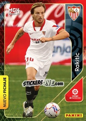 Sticker Rakitic - Liga 2020-2021. Megacracks - Panini