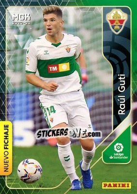 Sticker Raúl Guti - Liga 2020-2021. Megacracks - Panini