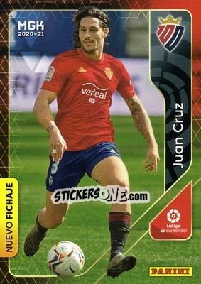 Sticker Juan Cruz - Liga 2020-2021. Megacracks - Panini