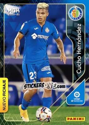 Sticker Cucho Hernández - Liga 2020-2021. Megacracks - Panini