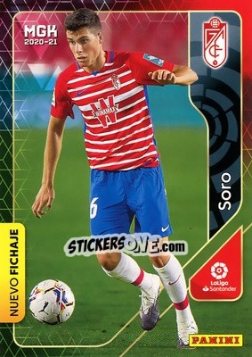 Sticker Soro - Liga 2020-2021. Megacracks - Panini