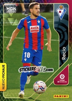 Sticker Recio - Liga 2020-2021. Megacracks - Panini