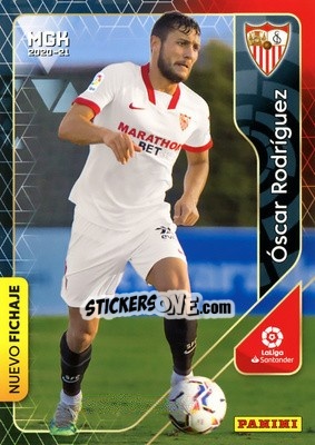 Sticker Óscar Rodríguez - Liga 2020-2021. Megacracks - Panini