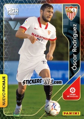 Cromo Óscar Rodríguez - Liga 2020-2021. Megacracks - Panini