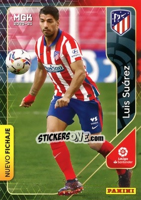 Sticker Luis Suárez - Liga 2020-2021. Megacracks n. 444 - Panini
