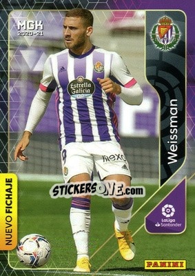 Sticker Weissman - Liga 2020-2021. Megacracks - Panini