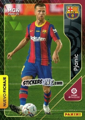 Sticker Pjanic - Liga 2020-2021. Megacracks - Panini