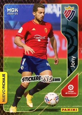 Sticker Jony - Liga 2020-2021. Megacracks - Panini