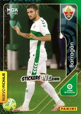 Sticker Barragán - Liga 2020-2021. Megacracks - Panini