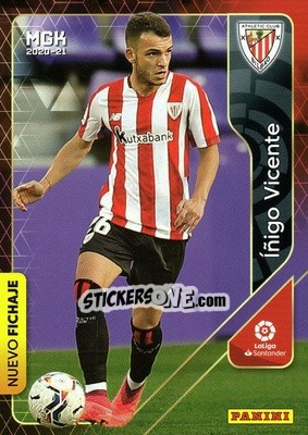 Cromo Íñigo Vicente - Liga 2020-2021. Megacracks - Panini