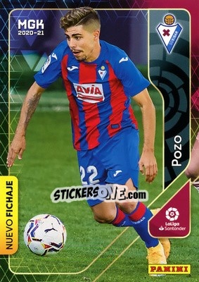 Figurina Pozo - Liga 2020-2021. Megacracks - Panini