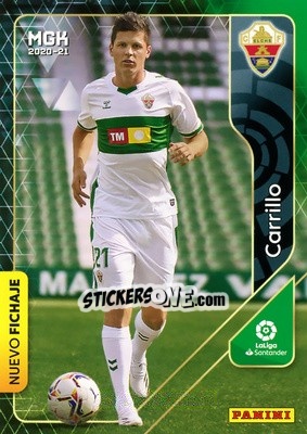Sticker Carrillo - Liga 2020-2021. Megacracks - Panini