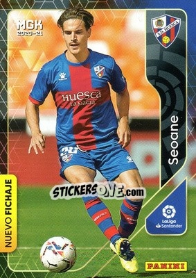Sticker Seoane - Liga 2020-2021. Megacracks - Panini