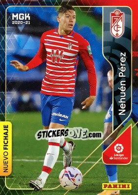 Sticker Nehuén Pérez - Liga 2020-2021. Megacracks - Panini
