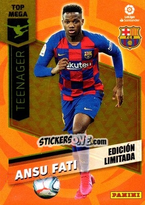 Sticker Ansu Fati - Liga 2020-2021. Megacracks n. LE-AF - Panini