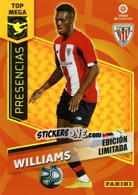 Sticker Williams - Liga 2020-2021. Megacracks - Panini