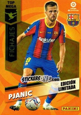 Sticker Pjanic - Liga 2020-2021. Megacracks - Panini