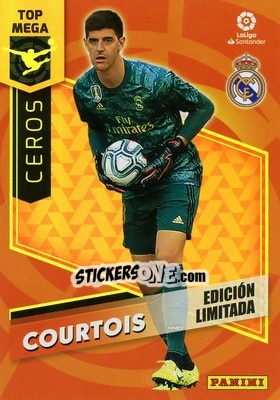 Sticker Courtois - Liga 2020-2021. Megacracks n. LE-TC - Panini