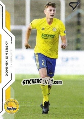 Sticker Dominik Simerský - Czech Fortuna Liga 2020-2021 n. 65 - SportZoo