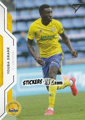 Sticker Youba Dramé - Czech Fortuna Liga 2020-2021 - SportZoo