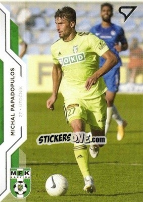 Sticker Michal Papadopulos - Czech Fortuna Liga 2020-2021 - SportZoo