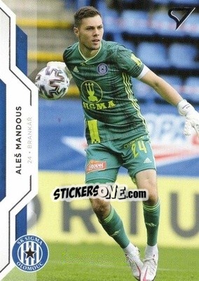 Figurina Aleš Mandous - Czech Fortuna Liga 2020-2021 n. 181 - SportZoo