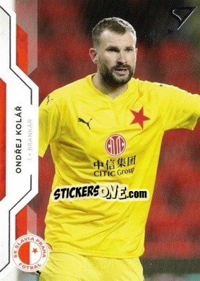 Sticker Ondřej Kolář - Czech Fortuna Liga 2020-2021 - SportZoo