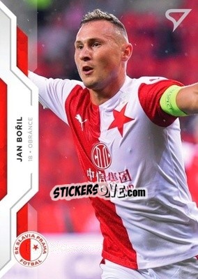 Sticker Jan Bořil - Czech Fortuna Liga 2020-2021 - SportZoo
