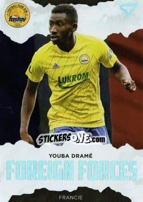 Sticker Youba Dramé - Czech Fortuna Liga 2020-2021 - SportZoo