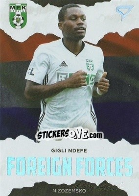 Sticker Gigli Ndefe - Czech Fortuna Liga 2020-2021 - SportZoo