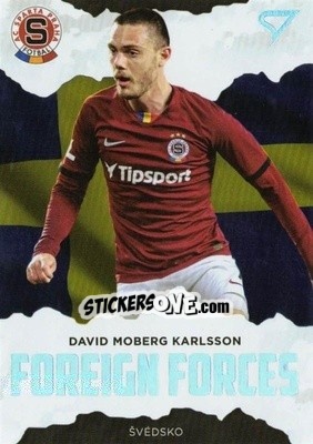 Sticker David M. Karlsson - Czech Fortuna Liga 2020-2021 - SportZoo