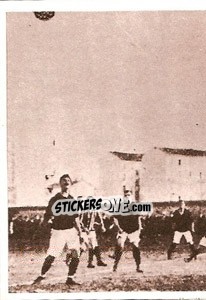 Figurina Una fase del derby Milan-Inter (Puzzle) - Milan Nella Storia Dal 1899 Al 1930 - Masters Edizioni